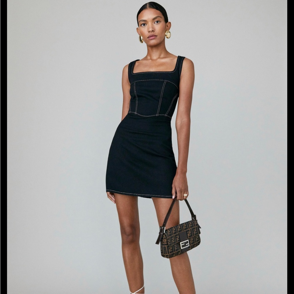 The Reformation Davies Bustier Mini Dress